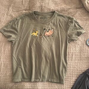 Disney The Lion King Olive Green T-Shirt